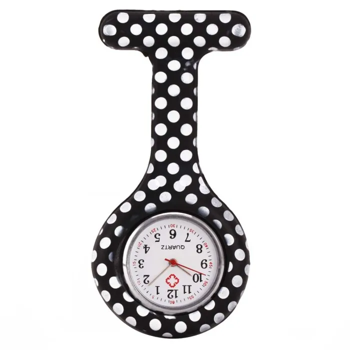 Часы для медсестер печатных Стиль клип на Fob Подвеска для броши карман висит врач-Медсестра Медицинские автоматические механические часы HSJ88