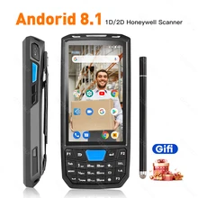 Pda Android Handheld Terminal Honeywell Barcode Scanner 1d Laser 2d Qr Draagbare Data Collector Terminal Apparaat Met Wifi 4G nfc