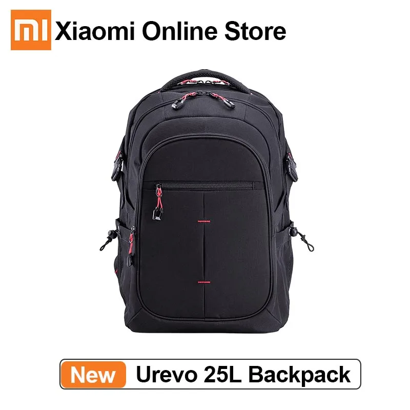Xiaomi Urevo Многофункциональный рюкзак 25л Большой Вместительный рюкзак 15 дюймов Компьютерная сумка четырехуровневая водонепроницаемая сумка мужская дорожная сумка