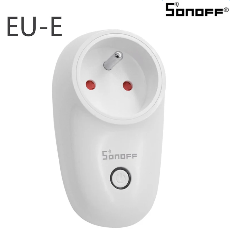 EU-E Sonoff S26 WiFi умная розетка AU/CN/EU/UK/US Беспроводная умная розетка умный дом переключатель костюм для Google Home Alexa IFTTT Amazon Echo - Комплект: EU-E