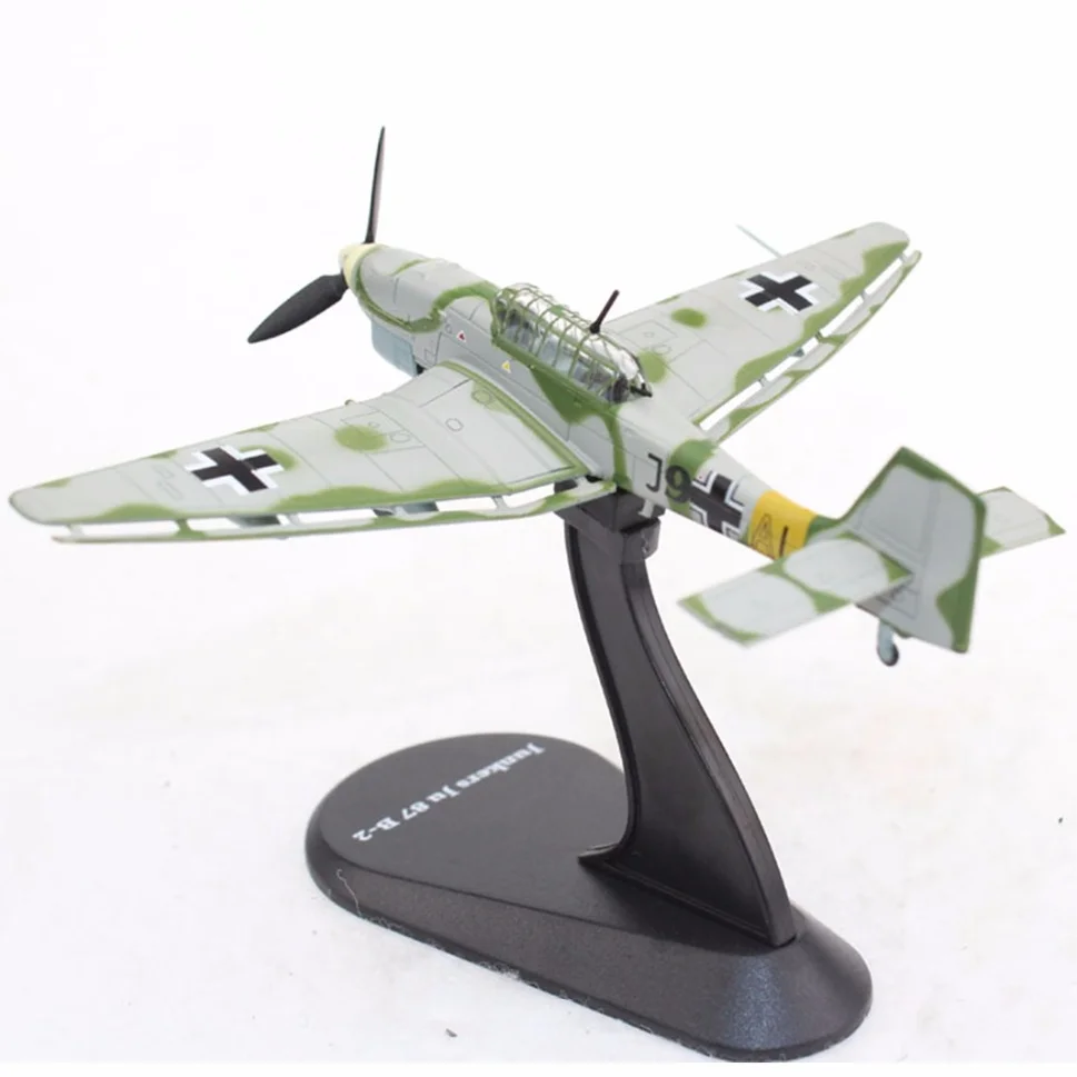 Литье под давлением модели военного самолета 1:100 Ju 87B Stuka подводный