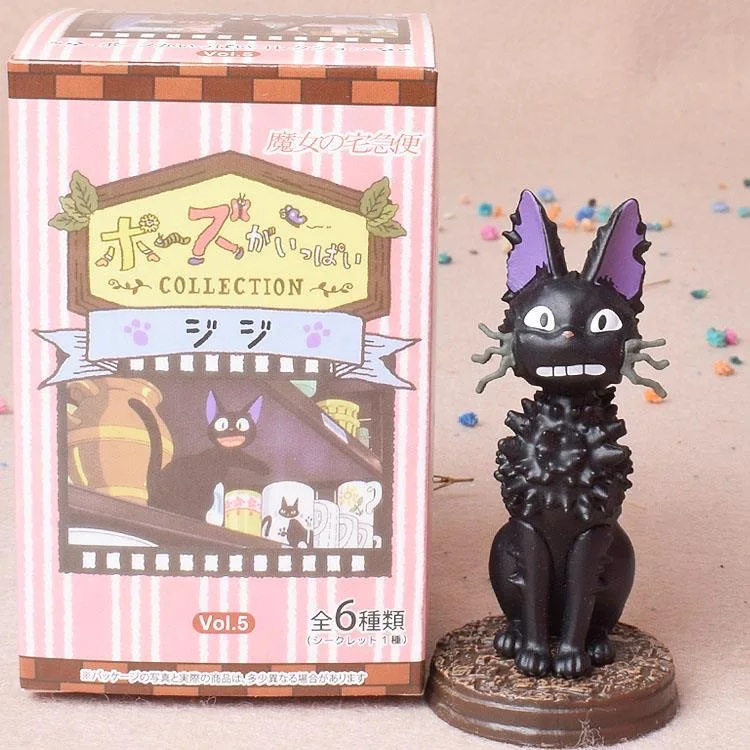 1pc Blind Box Toys Black Cat Guess Bag Blind Bag Animal Dolls Anime Figures Cute Desktop Model Decoration Sculpture ornament crafts miniature figurines miniature ornament resin crafts anime figure toy cat figurine decoration desk decor cat figurines
