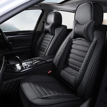 

Full Coverage Eco-leather auto seats covers PU Leather Car Seat Covers for Actyon tivoli kyron rexton stavic