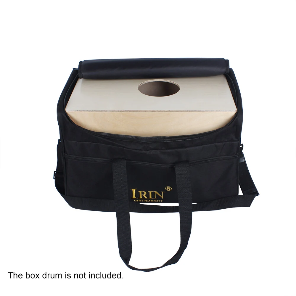 Стандартная взрослая сумка Cajon Box Drum, рюкзак, чехол, 600D ткань, 5 мм, хлопковая подкладка с ручкой для переноски, плечевой ремень