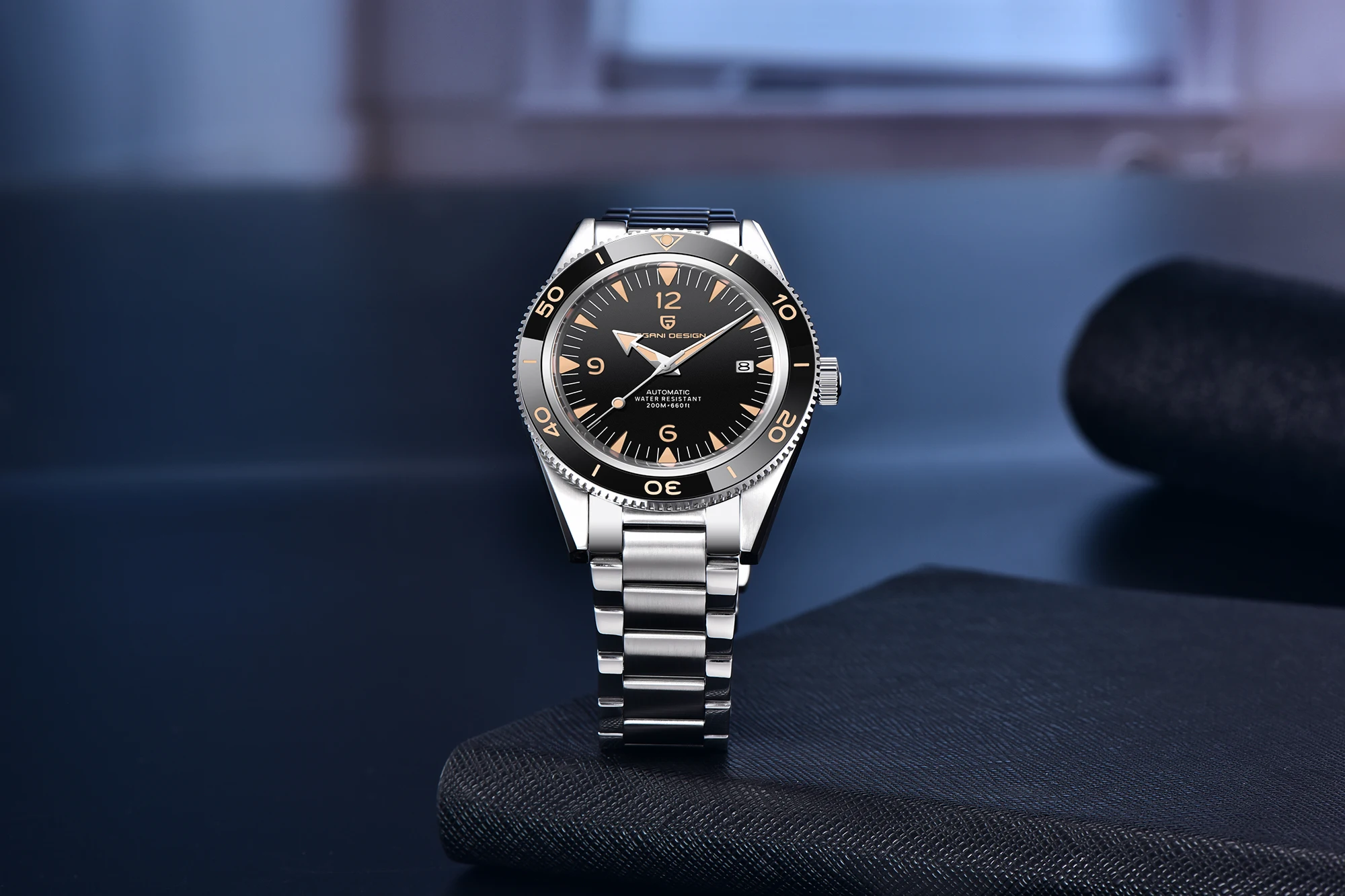 PAGANI DESIGN New Brand Watch Men's Mechanical Watch Stainless Steel Sapphire 200m Waterproof Clock Business Luxury Watch NH35