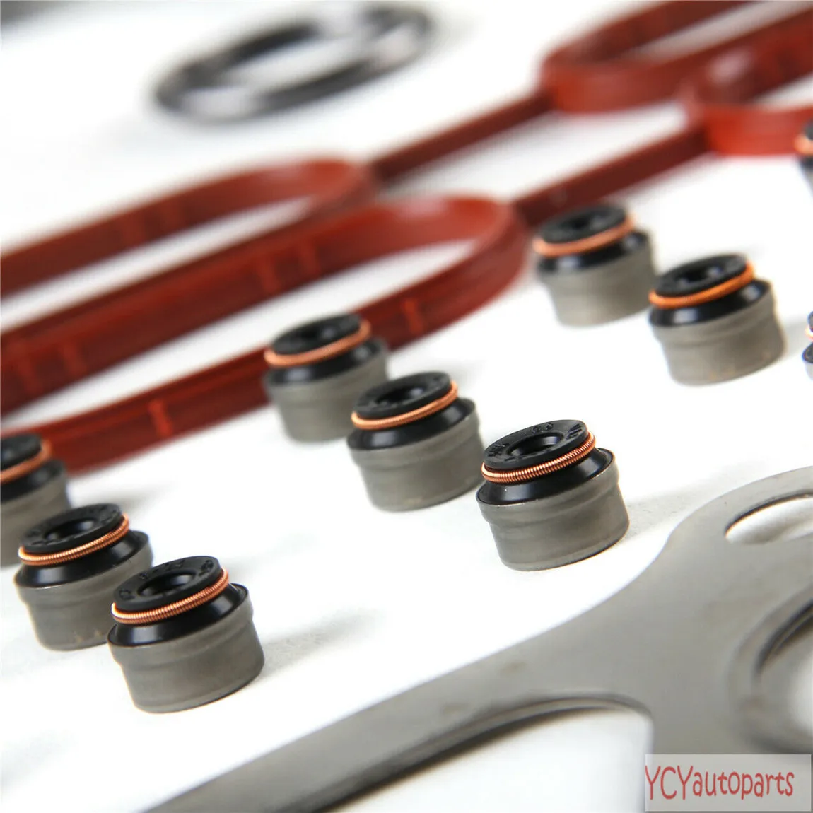 V6 3.0L Engine Head Crankshaft Camshaft Valve Seals Gaskets Rebuilding Kit Fit For AUDI A4 A6 AVK BGN 06C103383H
