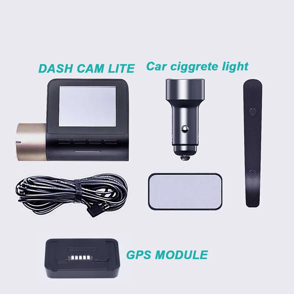 with GPS 70mai Dash Cam Lite 1080P GPS Функция скорости 70 mai Cam Lite 24H Парковка Монитор 1080P 130FOV Ночного видения 70MAI Wi-Fi Автомобильный видеорегистратор - Название цвета: with GPS