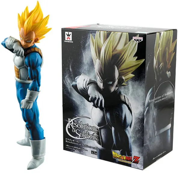 

18cm Dragon Ball Vegeta Action Figure PVC Collection Model toys with the base for christmas gift funko pop
