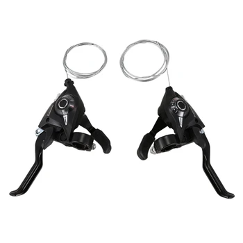 

2Pcs MTB Bike Shifters EF51-7 3X7 21 Speed MTB Bicycle Bike Left Right Cycling Levers Derailleur Brake Lever Shifter Set