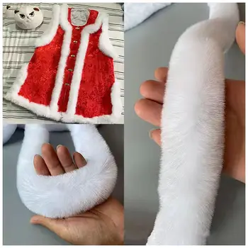 Faux Rabbit Fur Trim Ribbon 1
