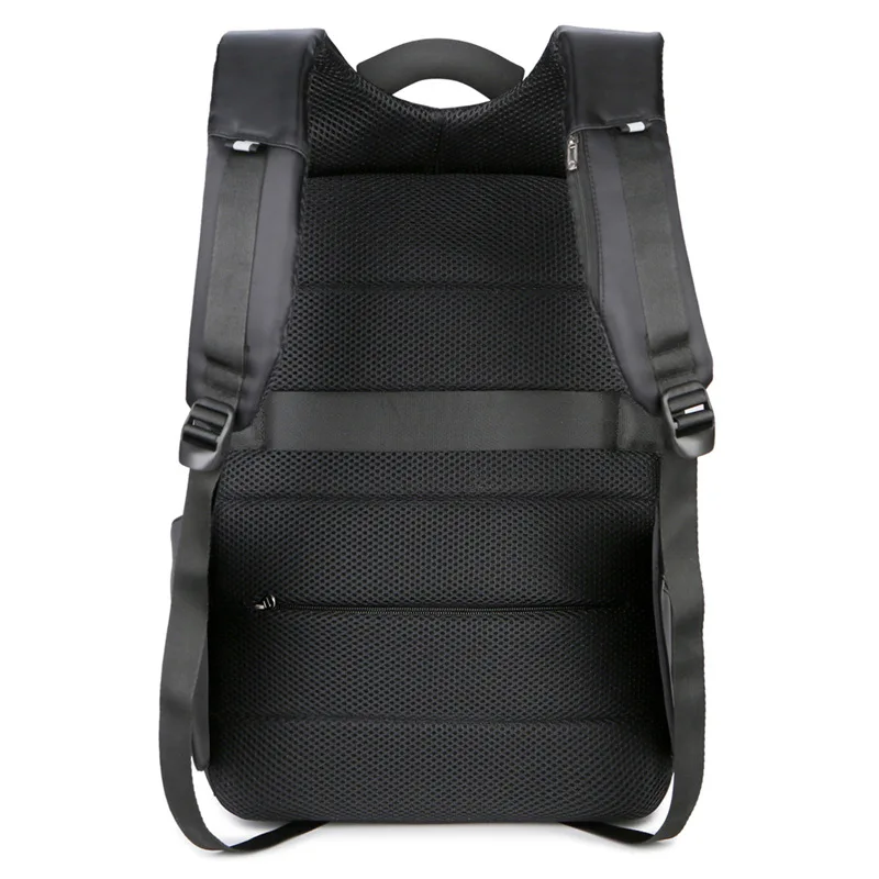 

New Style Men's Waterproof Nylon Backpack Password Lock Anti-Theft USB Computer Bag Backpack