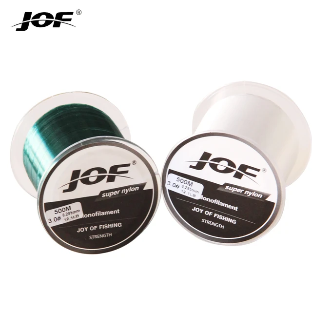 JOF 500m Super Strong Nylon Fishing Line Japan Monofilament 4-28LB