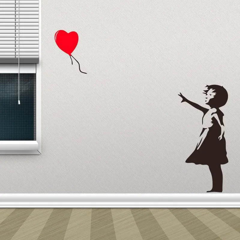 Banksy Wall Decal Balloon Girl Banksy Vinyl Sticker