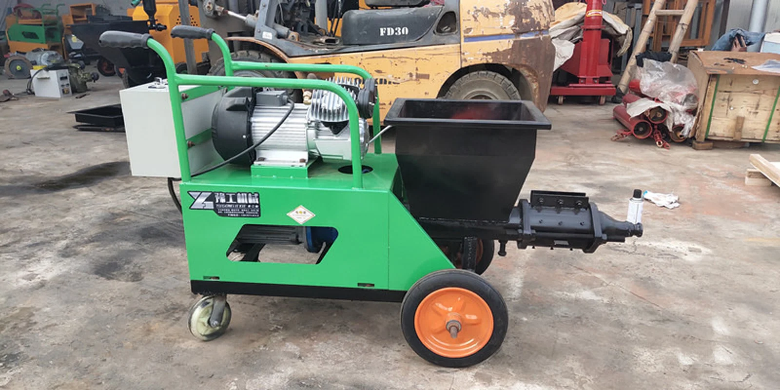 なマシンの セメント電気ミニ噴霧器を石膏にするygモルタル/左官機 Buy Cement Mortar Sprayer