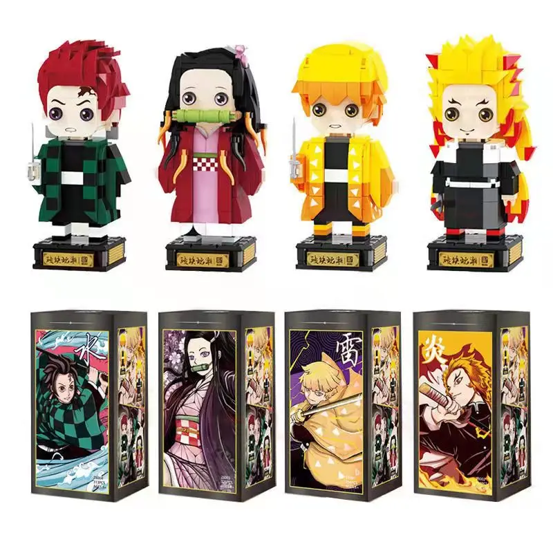 Рождественский брелок для ключей из аниме рассекающий демонов Kimetsu No Yaiba Tanjirou Nezuko