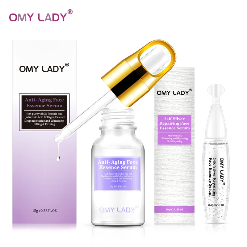 OMY LADY 2 шт. 6 пептид + серебряный Коллагеновый уход за кожей с сывороткой экстракт