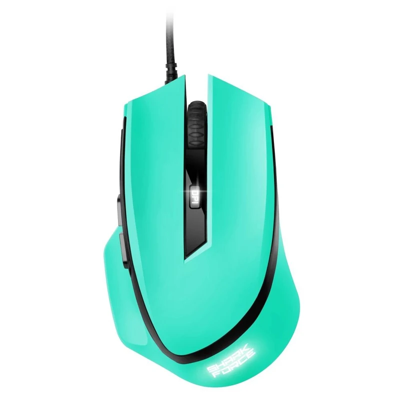 Мышь Sharkoon Shark Force оптическая, 1600 dpi, USB, подсветка