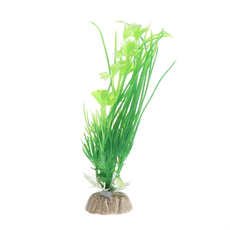 Дизайн искусственный пластиковый аквариум растения Трава фон украшение рыбного бака