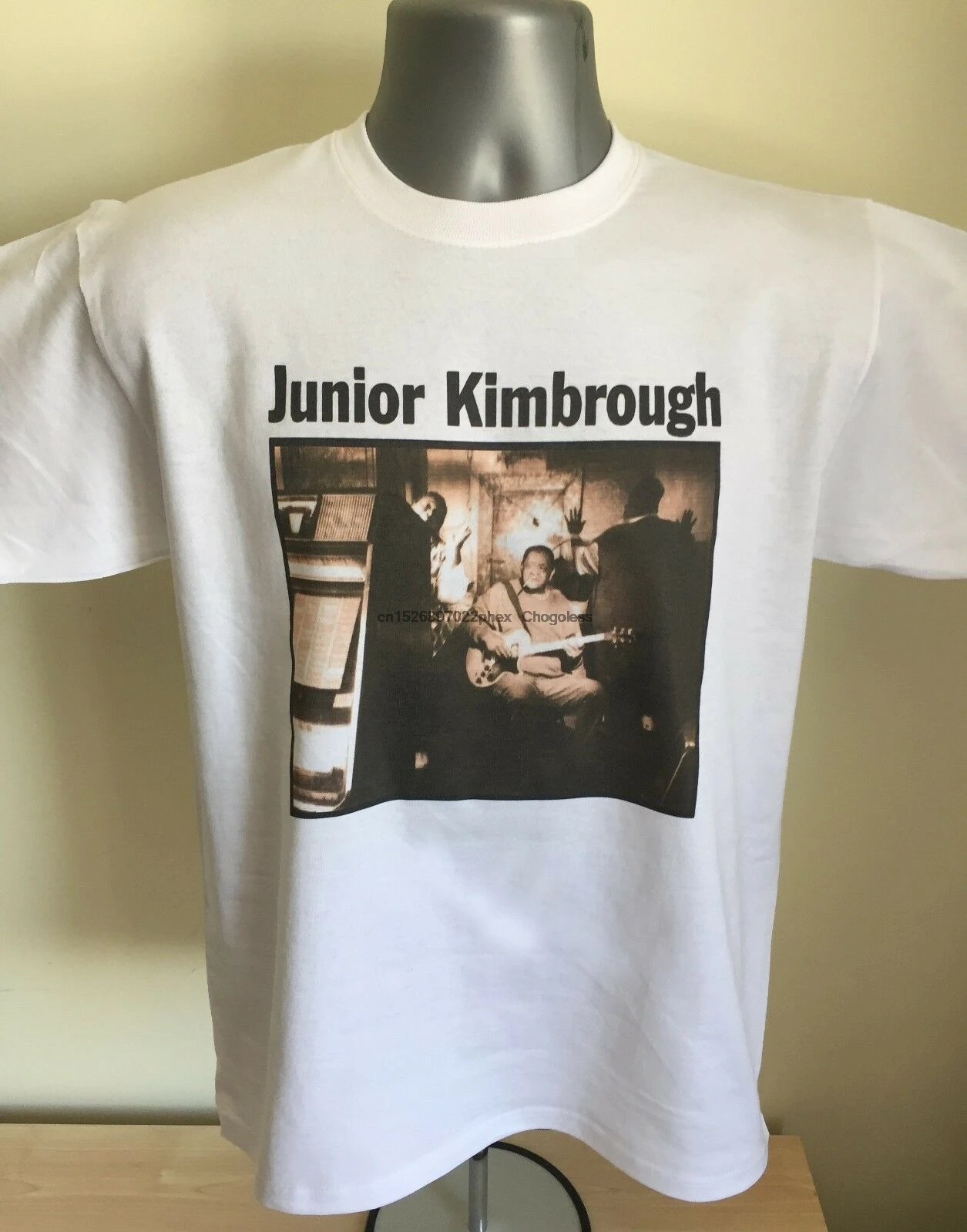 Футболка Junior Kimbrough fan-американская гитара блюз |
