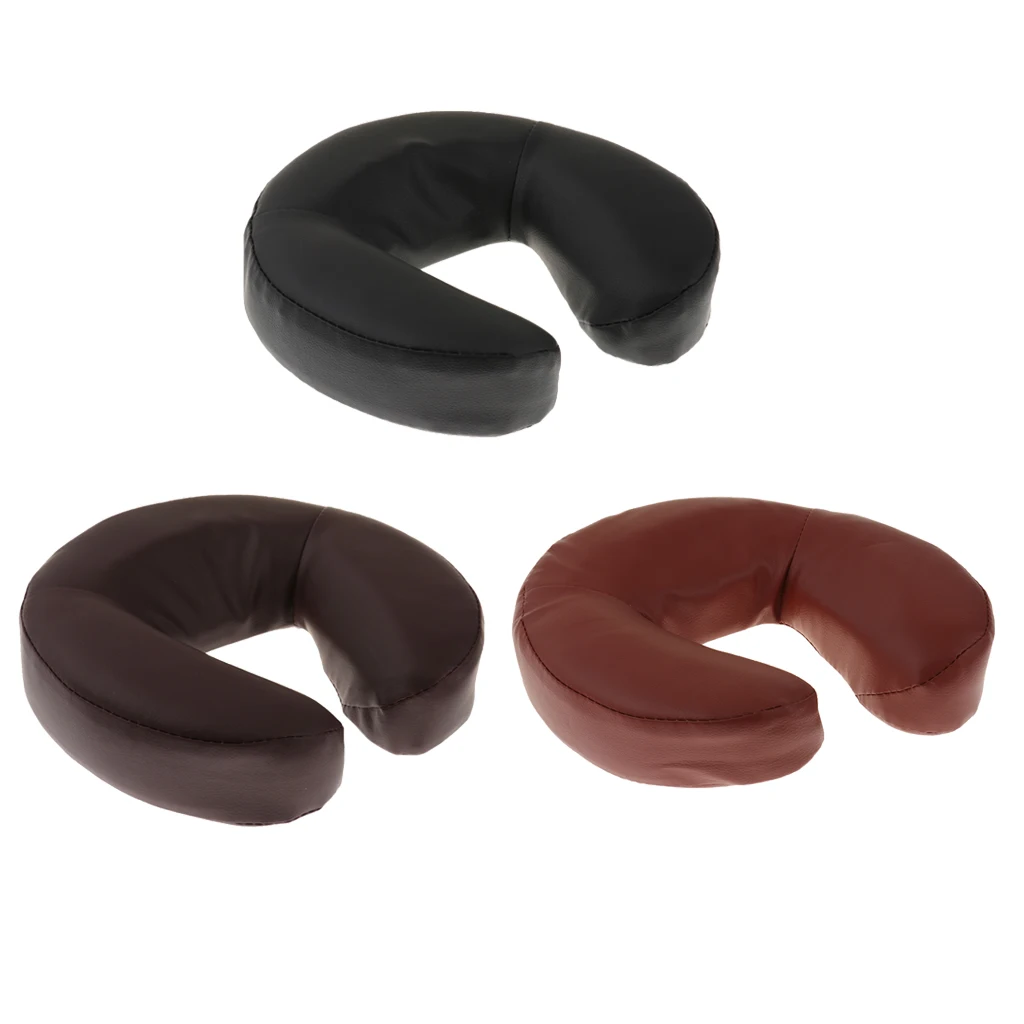 Foam Massage Table Face Cradle Pad with Ultra Soft PU Leather Cover