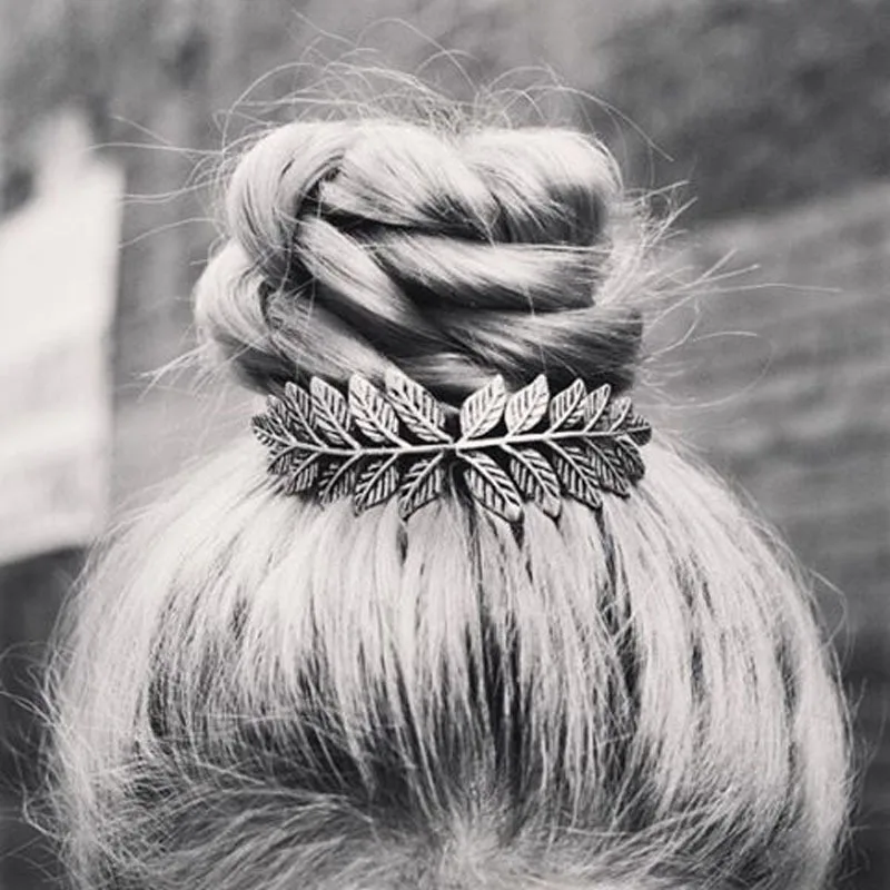Lady Leaf Hair Comb Hairpin Clips for Women Party Birthday Bridesmaid Gift Hair Accessories Lolita Accessories Boho Fashion hair accessory pearl hairpins hair stick hair clip hair headdress jewelry accessories bridal headwear hair band crown hair comb