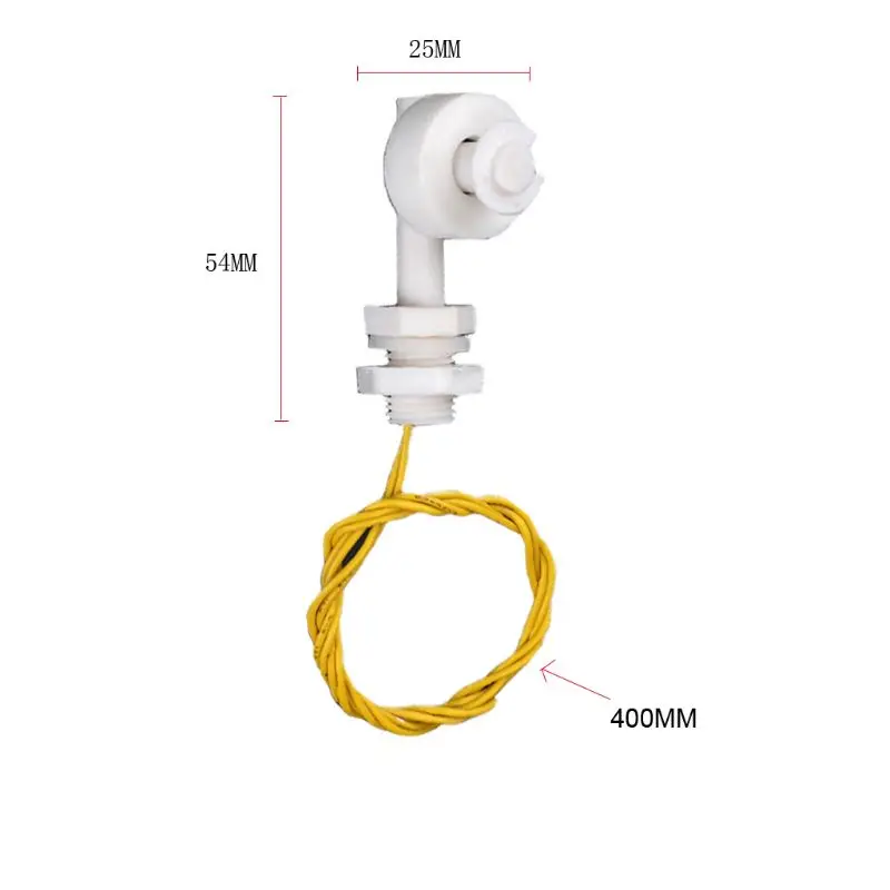 2 шт./компл. DC 110-220 В датчик уровня воды правый угол Поплавковый выключатель для аквариума