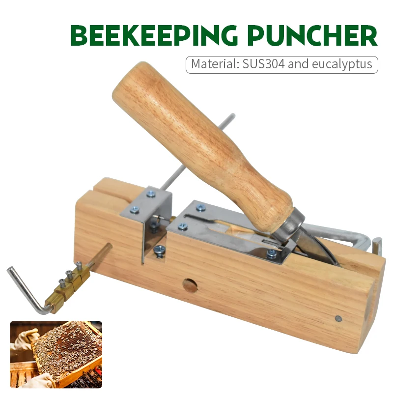 Beekeeping Equipment Frame Eyelets Puncher Machine for Bee Case Device HoneyCombs   Frames Punch Beekeeping Tool