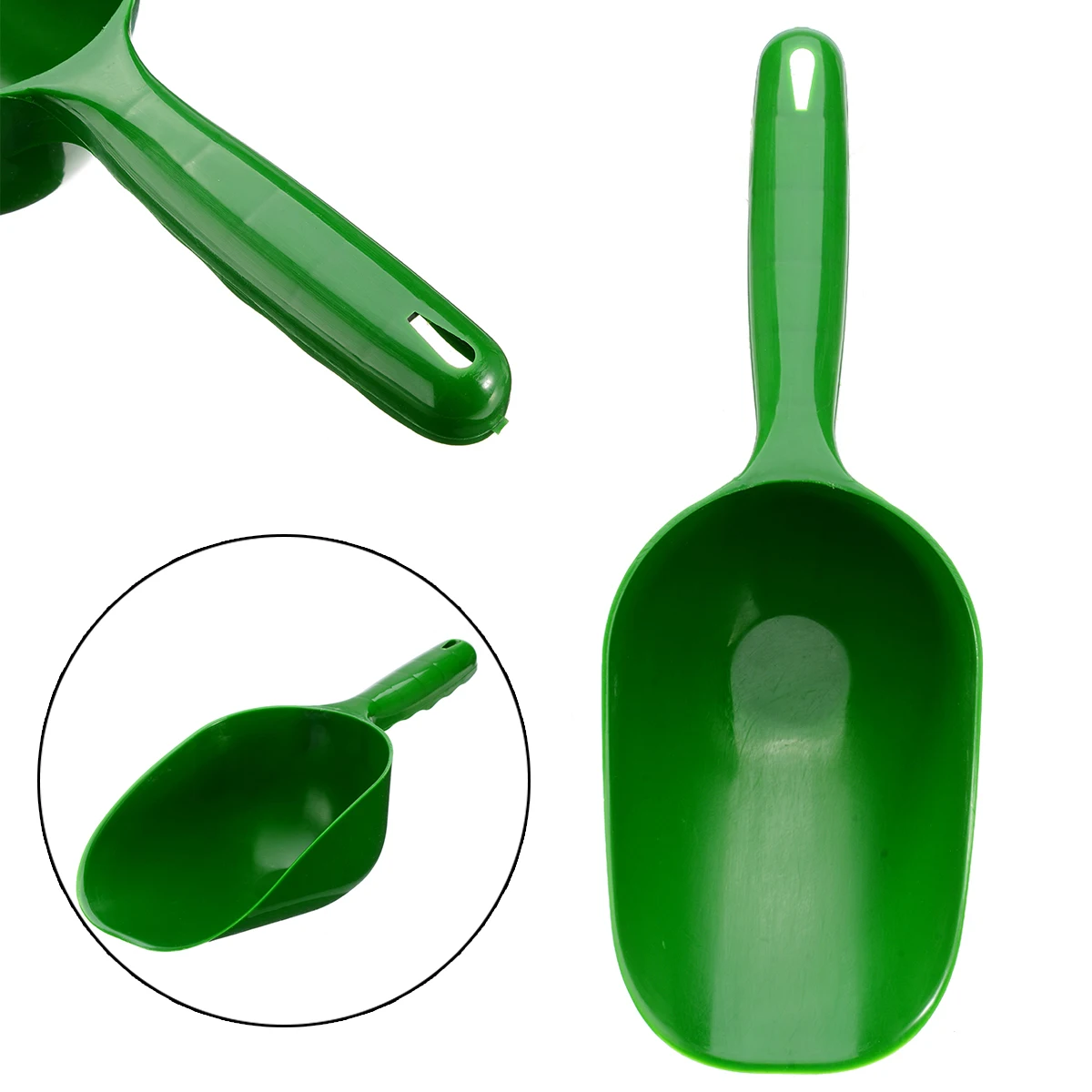 

1pc Plastic Garden Scoop Multi-function Plant Soil Shovel Spoons Digging Tool Cultivation Weeding Tool