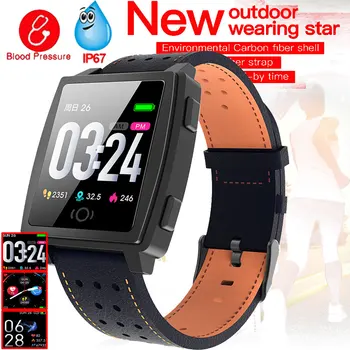 

health bracelet fitness smart watch pulse pressure activity tracker blood in Russian sport band arterial measurement wristband