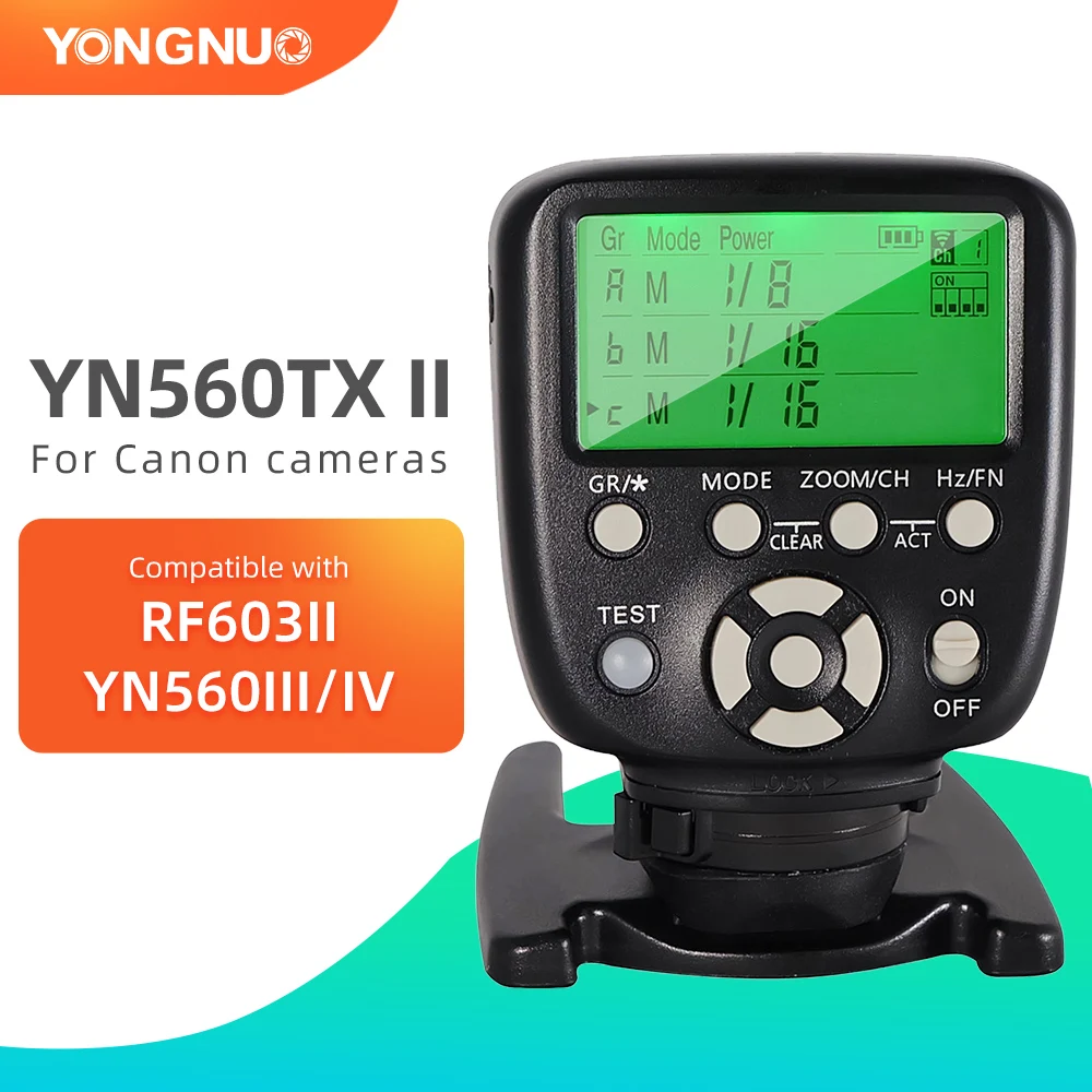 Nikon Flash Yongnuo YN560-TX II Flash Trigger Remote Control For
