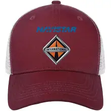 LHSPOSIFD унисекс мужские бейсбольные шапки хлопок Регулируемая сетка Strapback-Navistar-International-плоская кепка