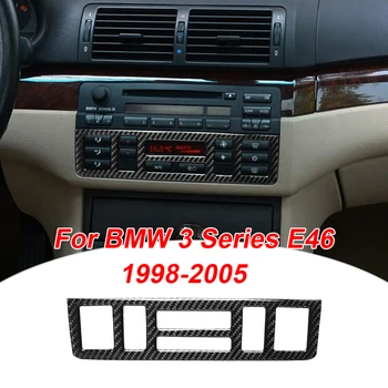 

1pc AC trim sticker Panel Air condition Replacement For BMW 3 Series E46 1998-2005 Car Center