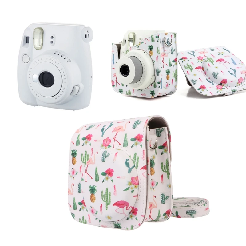Модная сумка с принтом для камеры, совместимый мини 9 Groovy чехол для камеры Fujifilm Instax Mini 8 8+ 9 камера