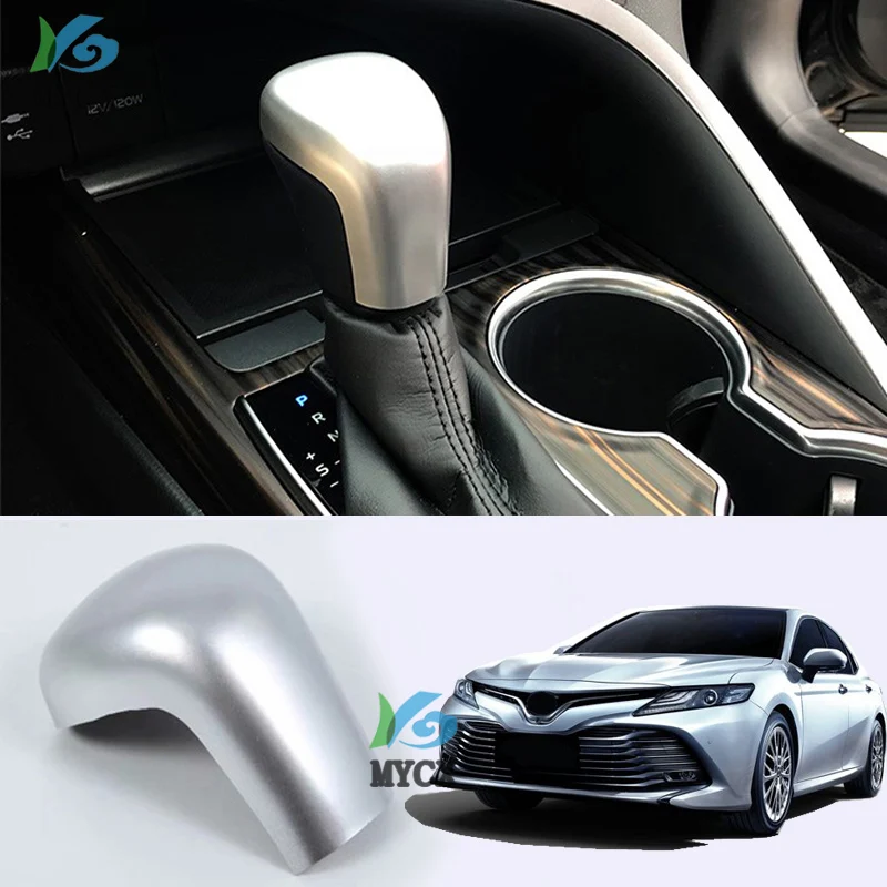 Для Toyota Camry 8th XV70 ABS Хромированная оснастка и паста Стиль Автоматическая коробка передач крышка головки аксессуары