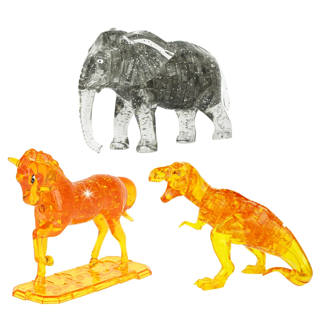 Детские DIY хрустальные головоломки модель 3D головоломка игрушка сборка головоломки Развивающие игрушки Дети Рождественские подарки новое поступление - Цвет: 3