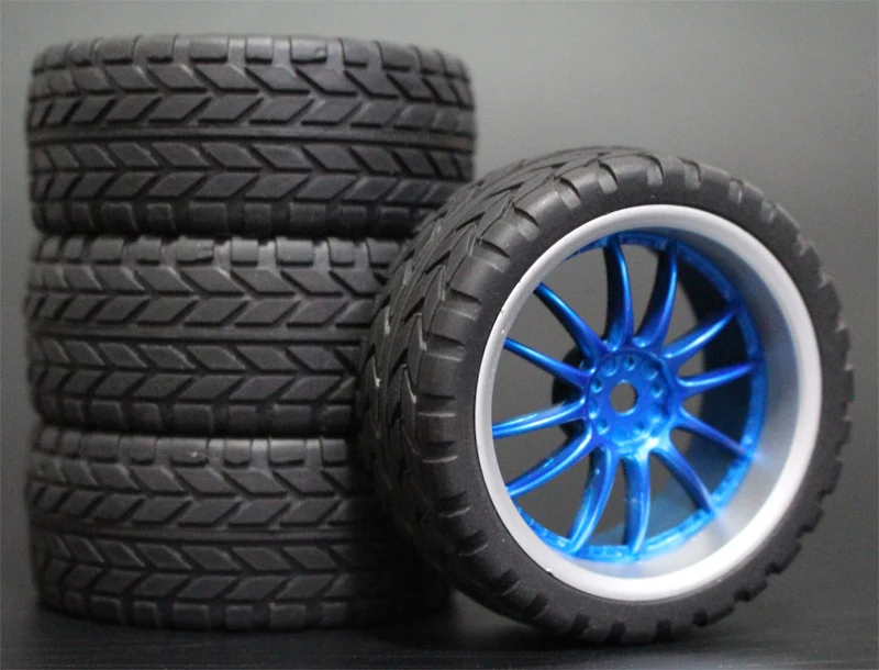 4 шт. 26 мм Резиновые Покрышки RC и колесные диски Hex 12 для 1:10 HSP HPI Sprint 2 Drift RS4 на дороге