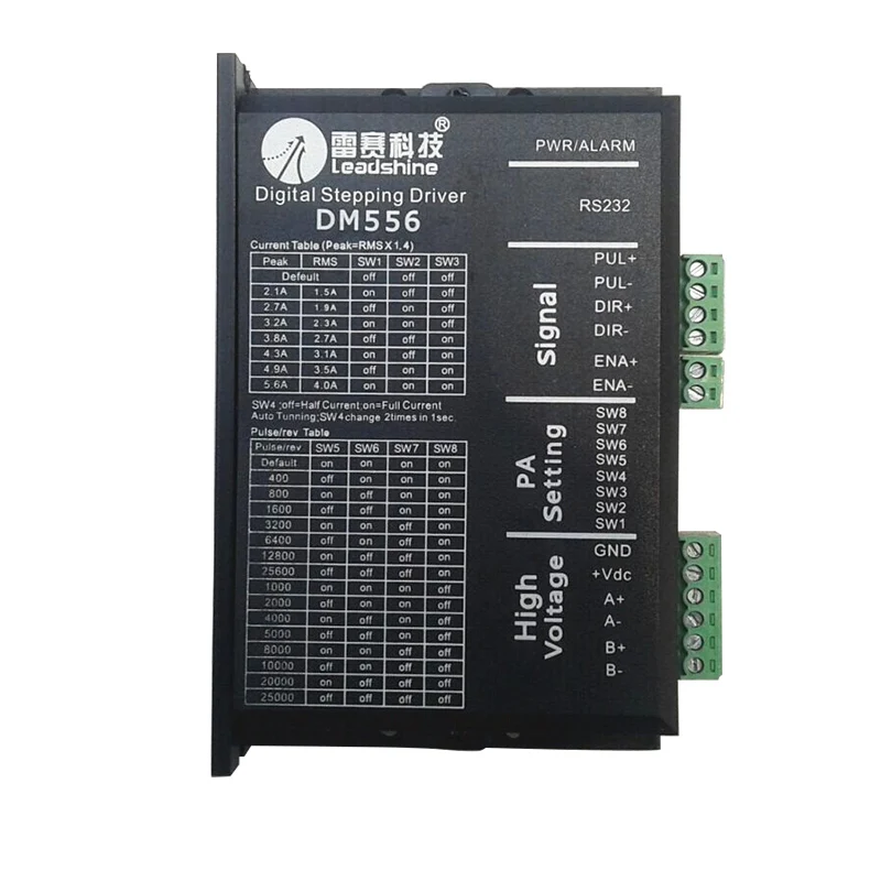 

Leadshine DM556 stepper motor driver for 2 Phase stepper motor
