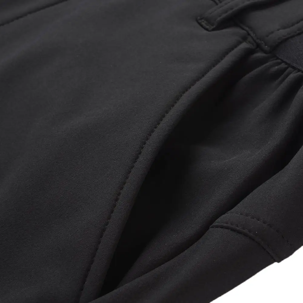 Li-Ning мужские уличные Мягкие штаны с защитой от умов, обычная посадка, подкладка из полиэстера и спандекса, водонепроницаемые спортивные штаны AEKP011 MKY543