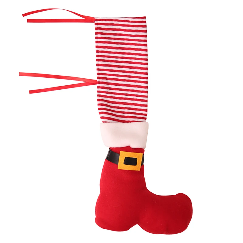 

4 Pcs/set New Christmas Chair Leg Cover Christmas Decoration Tables Chairs Feet Set Home Xmas Party Dinner Decoration Non-slip