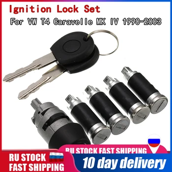 

Auto 1 Ignition Starter Switch 4 Door Lock Barrel + 2 Keys For VW T4 Caravelle MK IV 1990-2003 Transporter Double Barn Hardware