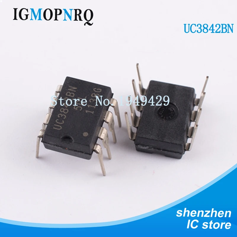 10PCS UC3842BN DIP8 UC3842B UC3842 Switch controller 0.5mA Current Mode New