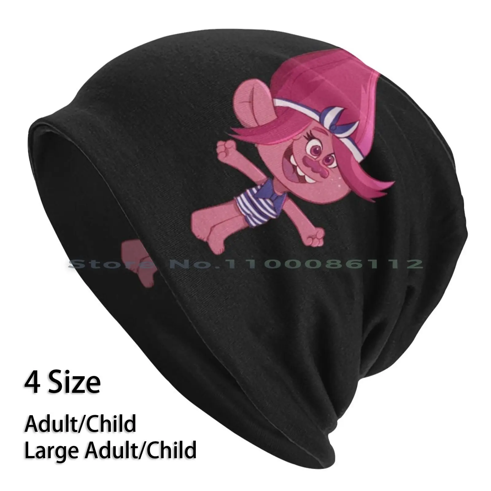 Poppy Beanies Knit Hat Trolls World Tour Top Trolls World Tour Trolls Manica Lunga World Tour Girl Trolls World Tour Female