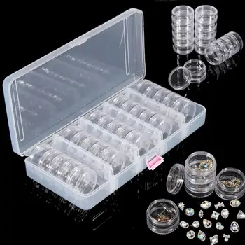 

25 pcs Empty Bottles Diamond Painting Storage box Diamond Painting Accessories Beads Container Mosaic Storage boxes Tools