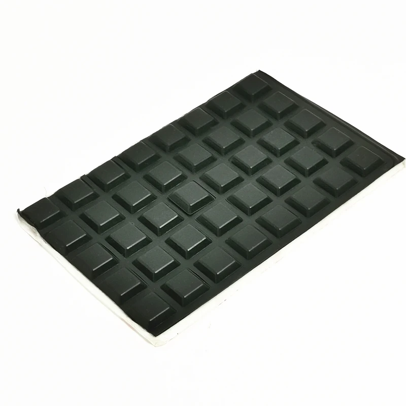 Black Self Adhesive Hemisphere Silicone Rubber Bumpers Soft Transparent Black Anti Slip Feet Pads Damper