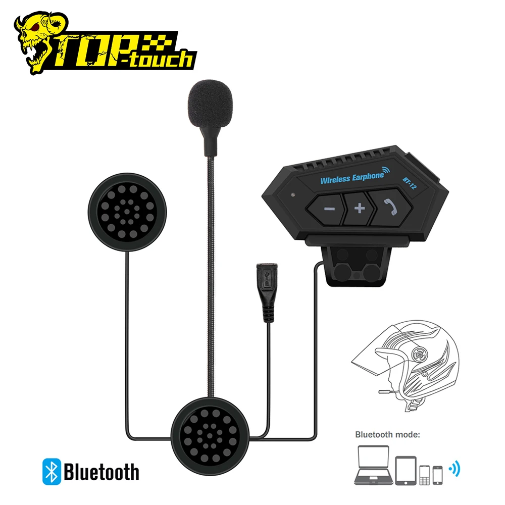 GETNOOG шлем гарнитура мотоциклетная bluetooth Водонепроницаемый Bluetooth Проводная