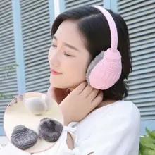 Модные зимние наушники для взрослых, женские и мужские теплые плюшевые Разноцветные наушники, теплые наушники, наушники, наушники