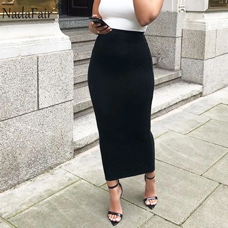 Slimfit High Waist Maxi Pencil Bodycon 