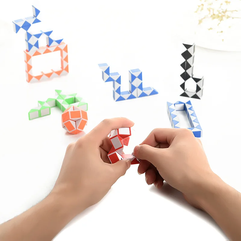 24 периода крутая змея Волшебная разнообразие Популярная Твист детская игра трансформируемый подарок головоломка Высокое качество творческие игрушки для детей