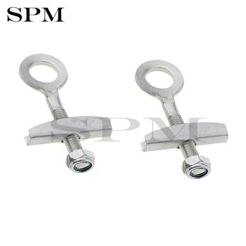 

2 Pieces Alex Chain Adjuster Tensioner CNC for 47CC 49CC Mini Dirt Bike (Silver)
