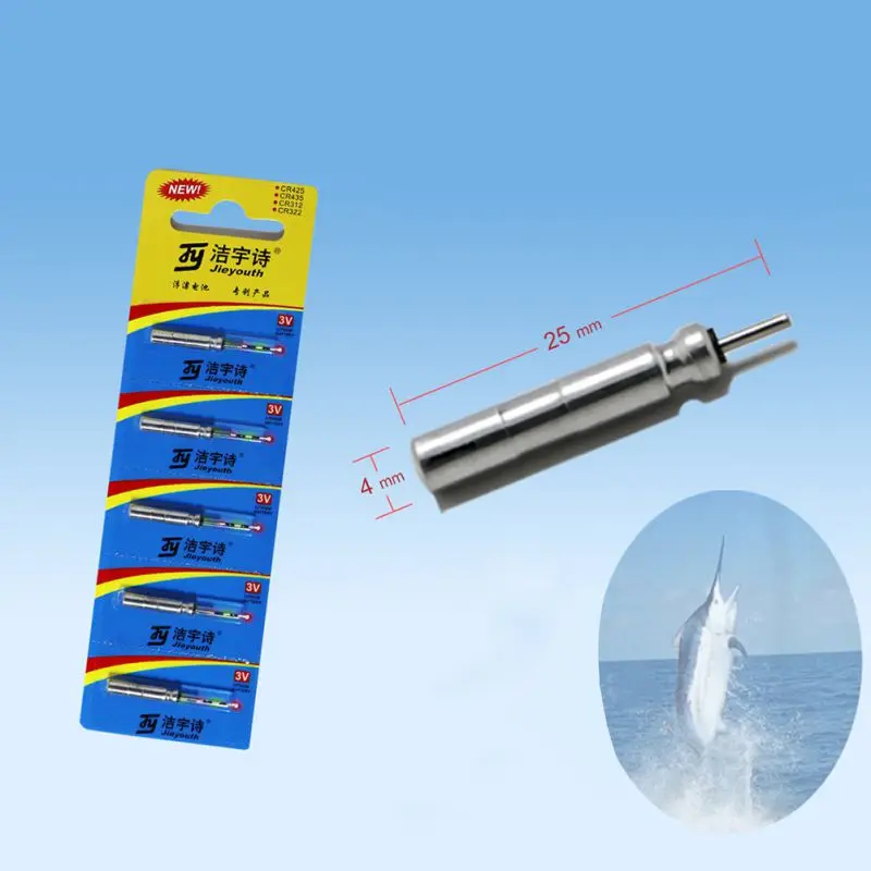

5Pcs Lithium LiMnO2 Battery For Fishing Lure Floats Pole Lights LED Flashers
